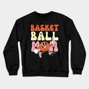 Basketball Mama, Basketball Mother, Basketball Mom Crewneck Sweatshirt